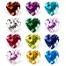 RUBYCA Mix Color Heart Birthstone Crystal Glass Floating Charms fit Living Memory Locket 5mm 48 Pcs