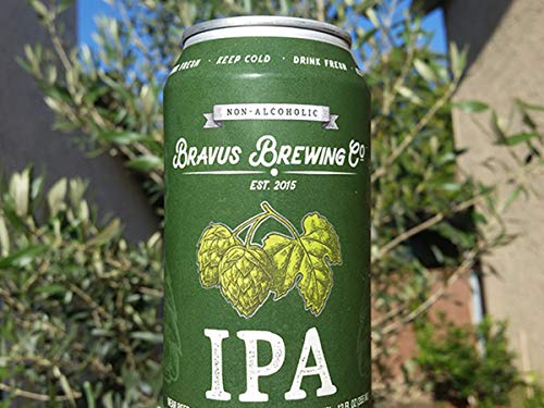Bravus Non-Alcoholic India Pale Ale ("IPA") - 12 Fl Oz | Pack of 6