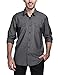 Mens Long Sleeve Button Casual Dress Shirt Twill Chambray Classic Fit