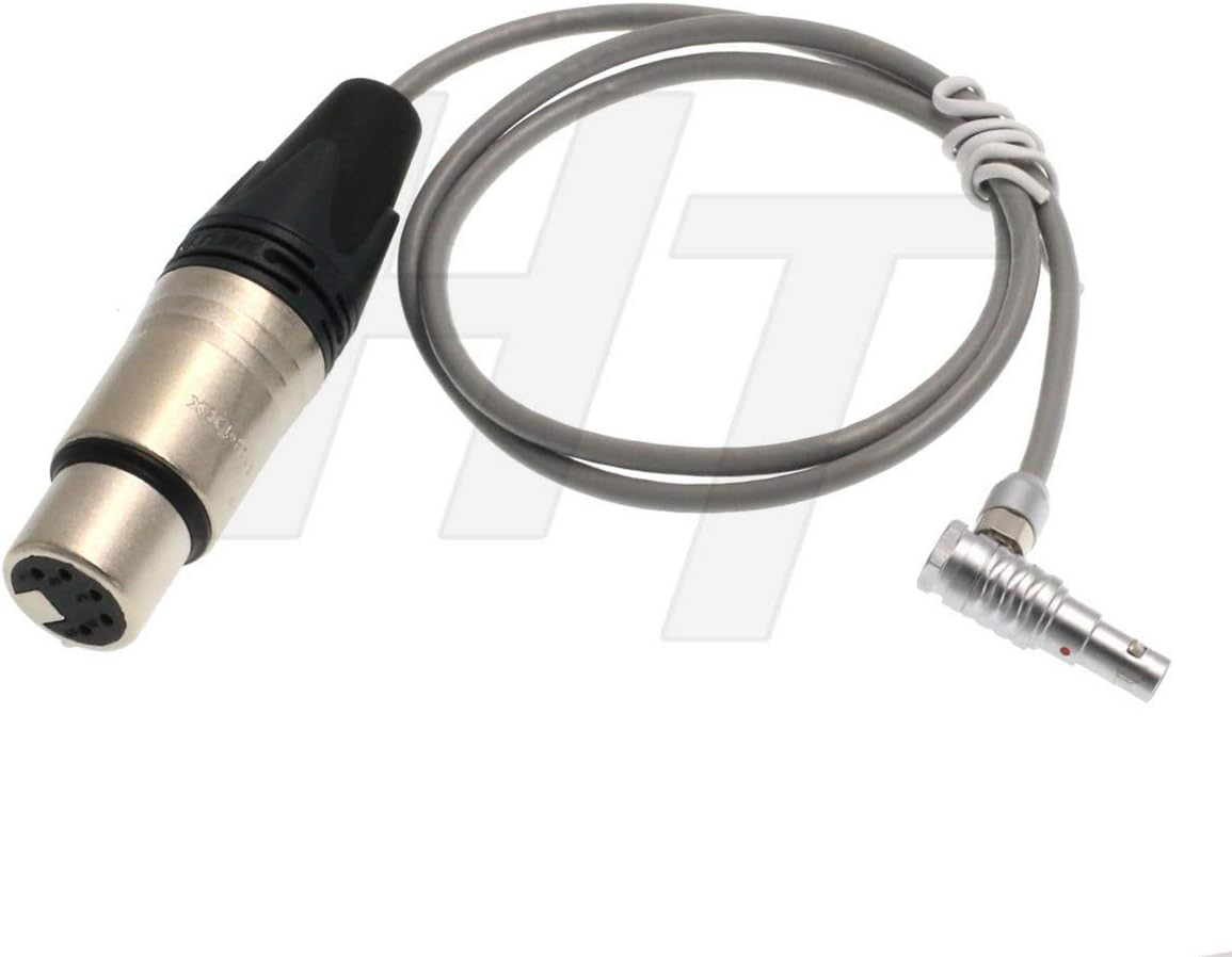 XLR 5 Pin Female Right Angle 00B 5 Pin Audio Input Cable for ARRI Alexa Mini Camera (Neutrik xlr to RA 5pin) - Image 4