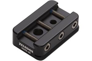 Zelnoox Picatinny Arca Swiss Plate,Picatinny Rail to Arca Tripod Mount,Picatinny Rail Converted into Arca RRS Dovetail Adapter, Compatiable Really Right Stuff Tripod Mount 1911