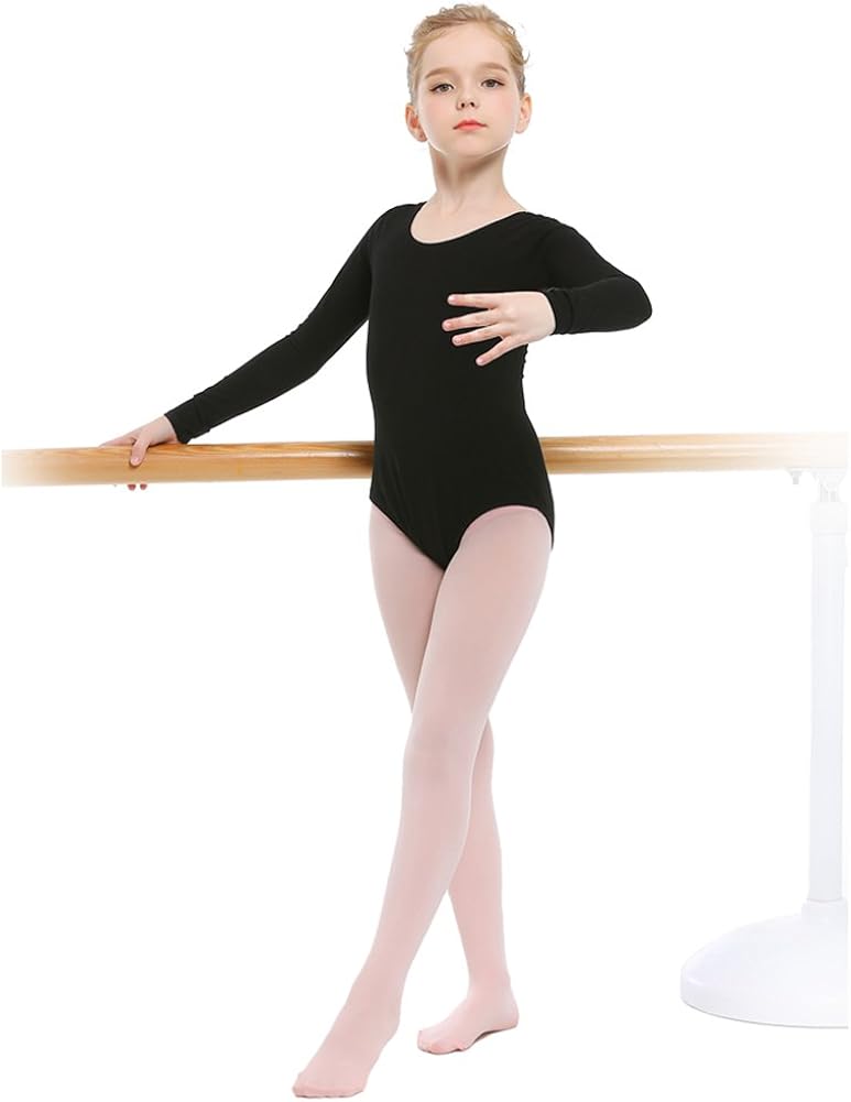 STELLE Girls Ballet Dance Students School Footed Tight (Toddler/Little Kid/Big Kid): Clothing