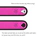 Higo LED Slap Bracelet, Light Up Party Favor Event Wristband, Glowing Sports Safety Armband for Running, Jogging, Cycling (Pink 35cm)