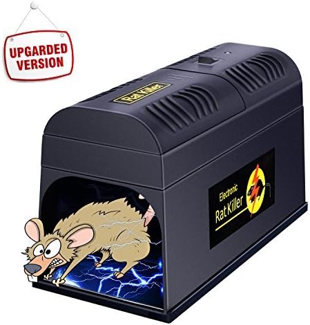 Ovinm Electronic Rat and Rodent Trap Powfully Kill and Eliminate Rats, Mice or Other Similar Rodents Efficiently and Safely