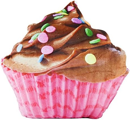TRENDY PLUSH PILLOWS: Decorative, Pop, and Gleeful Throw Pillows (IRRESISTIBLE CUPCAKE)