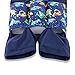 Boys Girls Print Sun Protection Float Suit with Adjustable Buoyancy Floating Bathing Suit for Kids Learn to Swim (Boys / Shark, 80(12-18M))