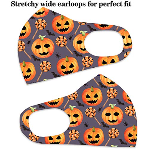 Face Masks for Kids, 5PC Kids Children Face Mask Reusable Halloween