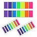 560 Pieces Sticky Notes Flags Index Tabs Text Highlighter Strips Writable Labels Page Marker Bookmarks, 2 Sizes, 7 Colors, 4 Sets
