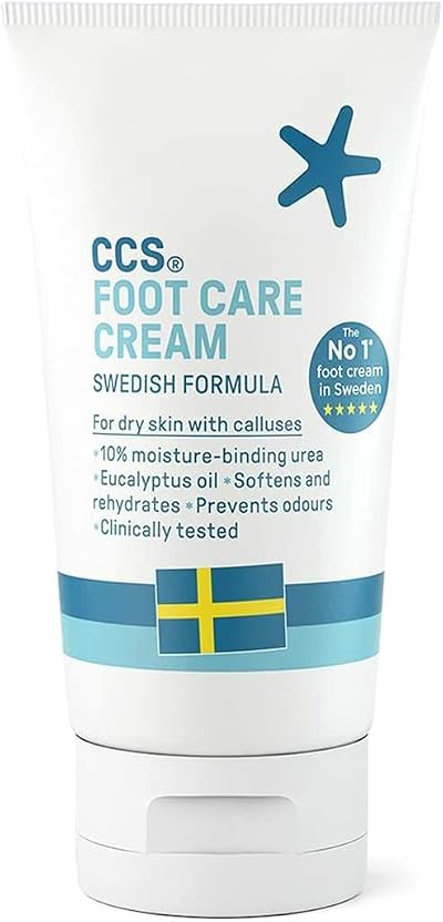CCS Foot Cream 60ml Urea Eucalyptus Oil Dry Callused Feet Diabetic Sensitive