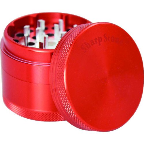 SHARPSTONE HARD TOP GRINDER 4 PIECE 2.2" RED PACK OF 1