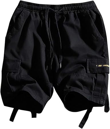 mens stretch waist shorts