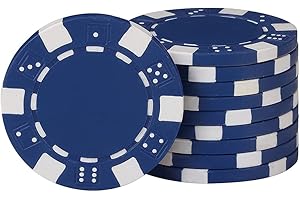 CUNHUY 11.5 Gram Bulk Chip Accessories, 10 Pcs Professional Poker Chip, Casino Poker Chips,Clay Composite Casino Poker Chips for Casino Card Games Texas Holdem