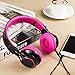 Sound Intone HD30 Headphones with Microphone Lightweight Folding Earphones for iPhone,PC,Laptop, Android Smartphones,Tablet (Rose)
