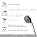 Handheld Shower Head, Wassern High Pressure Rainfull Massage Spa Flexible 60'' Stainless Steel Hose Angle Adjustable Bracket 4setting 3'' Chrome