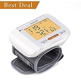 yuwell Automatic Portable Wrist Blood Pressure Cuff (5.3 - 7.7 Inch) Monitor Machines with Heartbeat Monitor - DFFA Patented and FDA Approved BP Cuff Wrist for Home Use(Batteries Not Included)