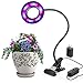 LED Grow Lights,10W Adjustable 6 Level Desk Plant Lamp with 360° Flexible Gooseneck Arms and Spring Clamp for Indoor Plants Hydroponic Greenhouse Gardening Plant