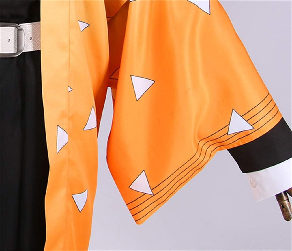 鬼滅の刃 我妻 善逸(あがつま ぜんいつ)鬼殺隊隊服 コスプレ衣装