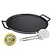 Cast Iron Pizza Pan Stone - Pre-Seasoned 16