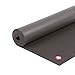 Manduka PRO Yoga Mat (Black), eQua Hand Yoga Towel (Thunder) and Carrying Strap (Thunder)