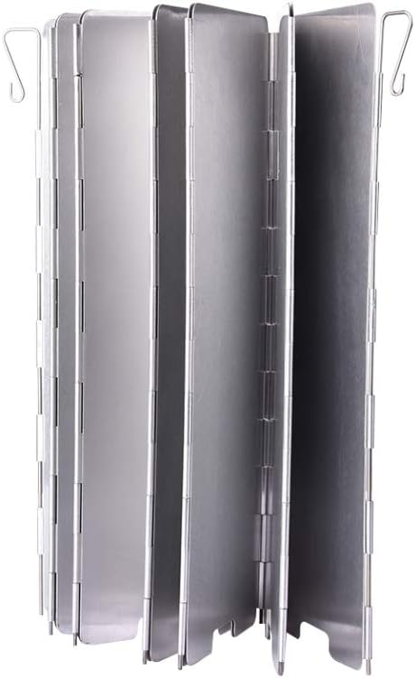 Etopar 8/9/10/12 Plate Foldable Burner Windshield Outdoor Camping Cooker Picnic BBQ Cooking Gas Stove Wind Screen