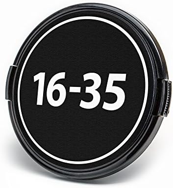 LenzBuddy Front Lens Cap Covers for Nikon Cameras with Focal Length Identifier (16-35 (fits 77mm filter thread))