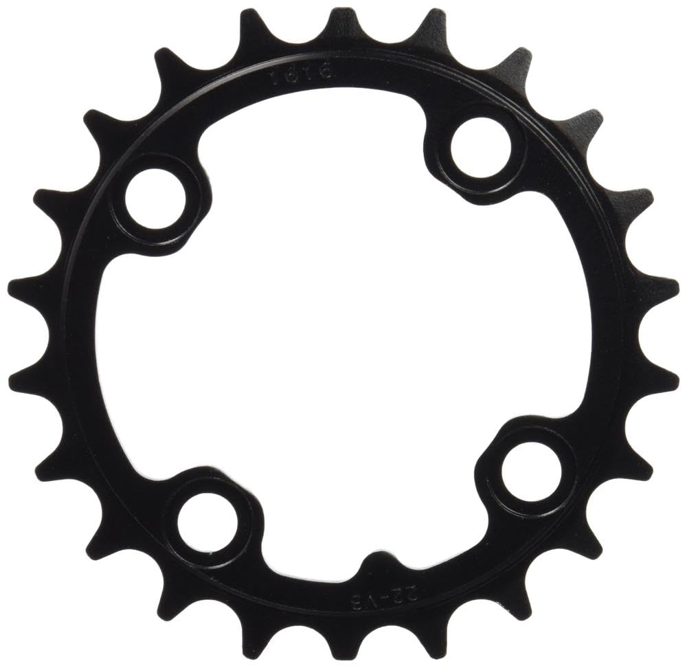 Truvativ Chainring MTB 22T 4 Bolt 64 mm BCD Aluminium Hard Black, 11.6215.089.000