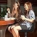 BestMassage Bar Stools Counter Height Adjustable Swivel Barstool Set of 2 with Back PU Leather Kitchen Counter Stools Dining Chairs