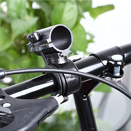 Flashlight Mount Holder, Cycling Mounts 360-degree Rotating Bike Bicycle Handlebar Mount Bicycle LED Light Flashlight Torch Lamp Mount Clamp Stand Holder Front Lamp Mount Holder Clip Bicycle Bracket - Thumbnail 6