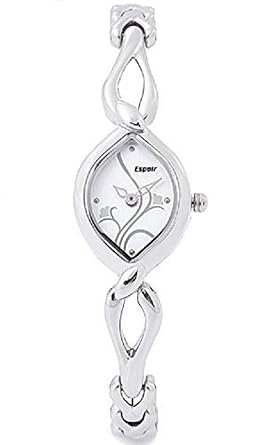 Espoir Floral Analog White Dial Women's Watch - ESP2546