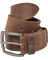 Thick Leather Belt With Hidden Pocket Handmade by Hide &amp; Drink :: Bourbon Brown (Size 36)