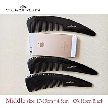 Buy Hitsan Incorporation Yoziron Natural Black Buffalo Horn Combs