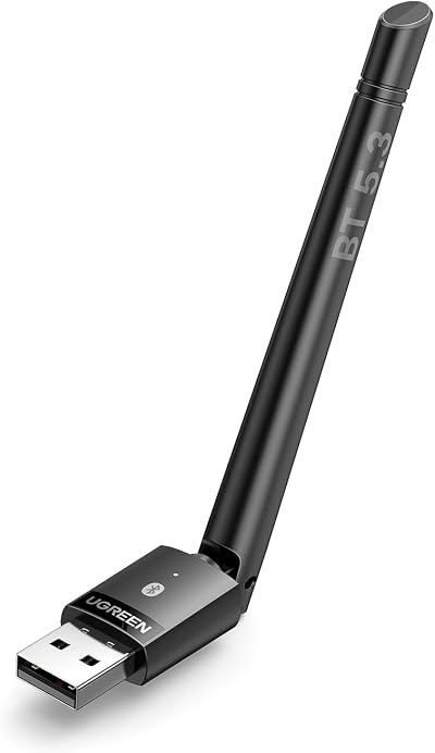 UGREEN Bluetooth 5.3 USB Adapter PC Win 8.1/10/11 100M Range Plug Play Low