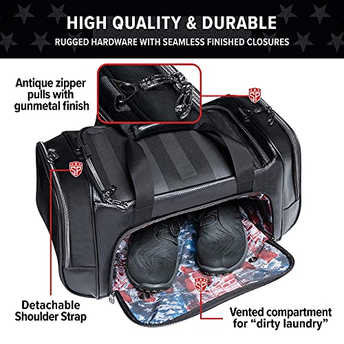Subtle Patriot Covert Hybrid Duffle Bag Concealed Carry Duffle Bag