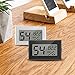 Innoo Tech Mini Thermometer Hygrometer Indoor Digital Electronic Reptile Temperature Humidity Gauge Monitor Meters Gauge for Humidors, Greenhouse, Garden, Cellar, Fridge, Closet, 4-Pack
