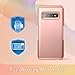 YOUMAKER Case for Galaxy S10, Built-in Screen Protector Work with Fingerprint ID Rose Gold Heavy Duty Protection Full Body Shockproof Cover for Samsung Galaxy S10 6.1 Inch - Rose Gold/Pink
