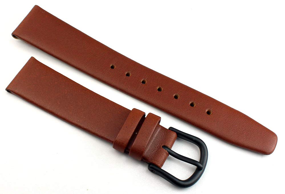 Sulla 16 mm calf leather watch straps for women in various fashionable colours, handmade in Germany, genuine leather, brown, 16mm, Strap.