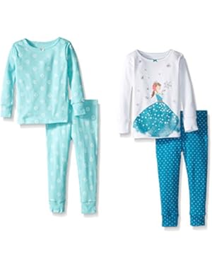Baby Girls' 4 Piece PJ Set (Baby)