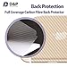 D&P [Privacy Shield] [3D Curve Fit] Anti-Spy 9H Tempered Glass Screen Protector + Back [Full] Film for Apple iPhone X, Front and Back items