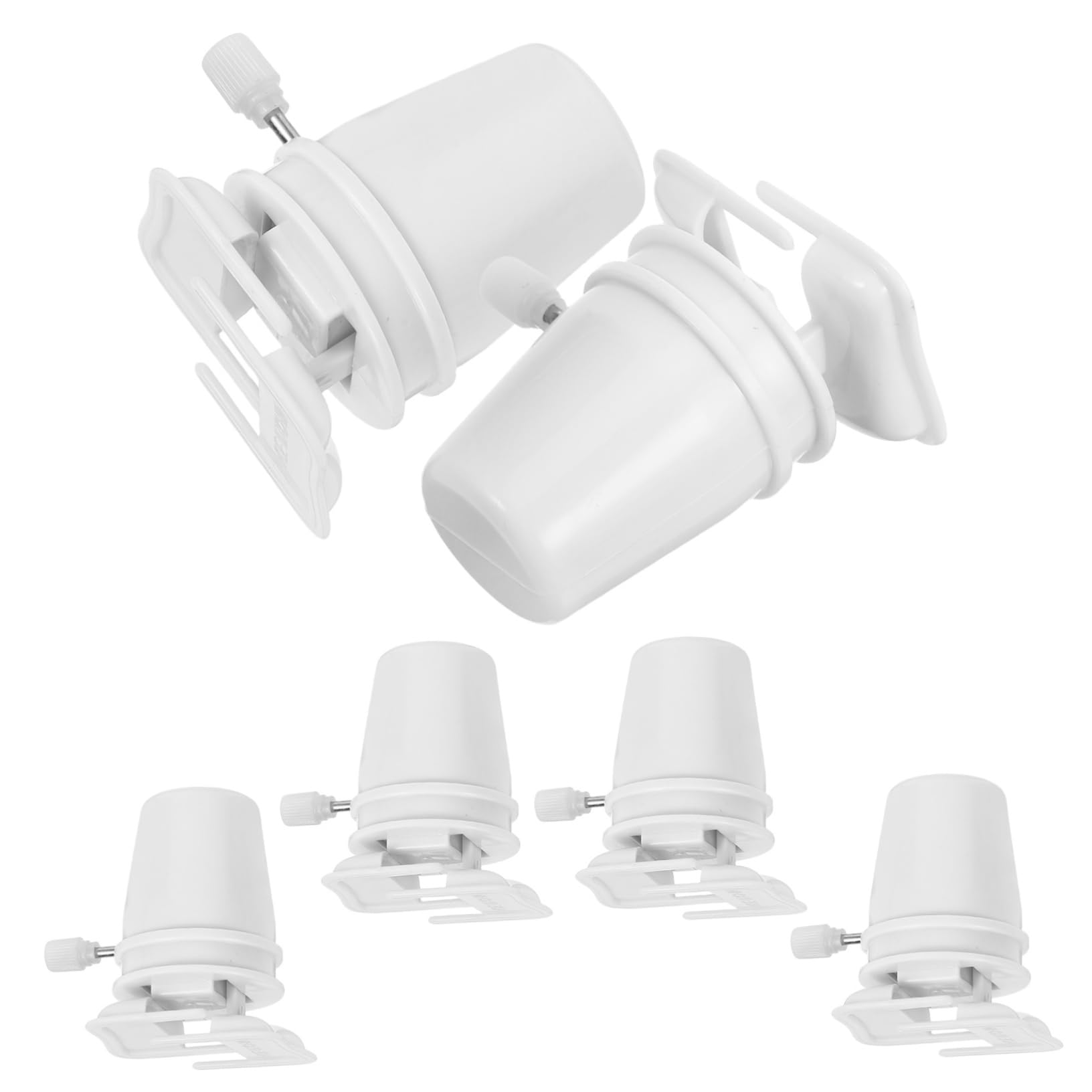 BESPORTBLE 6pcs Clockwork Plastic Movement for DIY Clay Craft Accessories Wind Up Robot Mechanism Repairing Fitting Supplies for Handmade Walking