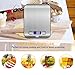 Adoric Digital Food Scale, 1g/0.002lbs to 11lbs Capacity Accurate Weight Measurement Stainless Steel Kitchen Scale for Meat, Gram, Coffee Bean, Fruit, Baking Powder and More (Batteries Included)