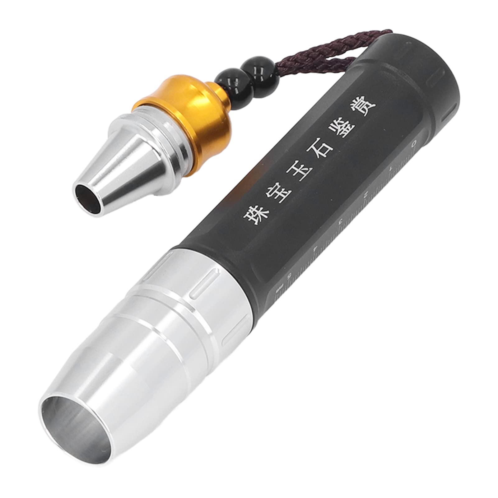 FTVOGUE Jewelry Flashlight 3LED Jade Strong Light 3 in 1 Small Lightweight Gemstone Identification Flashlight for Lighting Detection