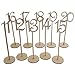 OULII Wooden Table Numbers with Holder Base for Wedding or Home Decoration, 1 to 20, Pack of 20