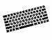 COOSKIN® Silicone Colorful Keyboard Protector Protective Skin for Apple Magic Keyboard (MLA22LL/A), After 2015 November US Layout (Black)