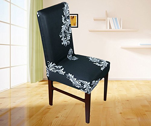 BleuMoo Multicolor Optional Soft Contracted Hotel Home Elastic Chair Cover (Pattern 2) - Thumbnail 5