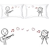 BOLDLOFT Love Me Tender Couples Pillowcases-Love Gifts for Girlfriend-Wife Gifts from Husband-Gifts for Couples Valentines Da