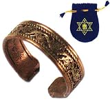 TIBETAN MEDICINE RING ~ Three Metals ~ w/ Om Mani Consecrated Pouch
