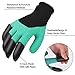 Awefrank Garden Gloves with Fingertips Claws Quick– Great for Digging Weeding Seeding poking -Safe for Rose Pruning –Best Gardening Tool -Best Gift for Gardeners (Double Claw)