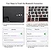 iEGrow Foldable Bluetooth Keyboard, F18 Universal Portable Bluetooth 3.0 Wireless Keyboard with Kickstand Holder for Apple iPad iPhone iOS, Andriod, Windows(Rose Gold)