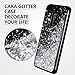 Caka Galaxy S9 Case, Galaxy S9 Glitter Case Starry Night Series Luxury Fashion Bling Flowing Liquid Floating Sparkle Glitter Girly Soft TPU Case for Samsung Galaxy S9 (Silver)