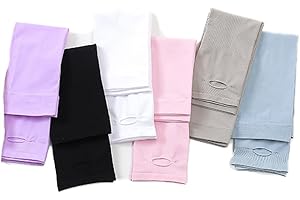6 Pair Cooling Breath UV Protection Arm Warmers for Running Fishing,UV Protection Cooling Arm Sleeves for Women Men,Tattoo Co